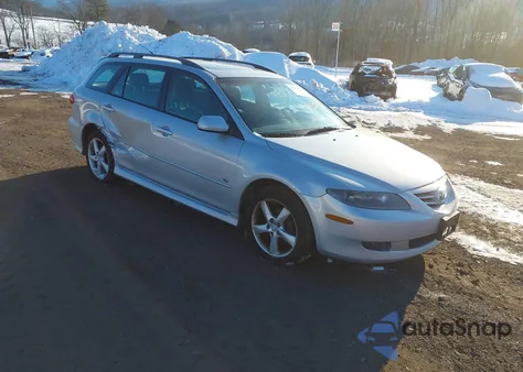 2004 Mazda Mazda6 S из США, поврежденный, VIN 1YVHP82D145N93030